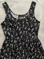 Glow in the Dark Dancing Skeletons Fit & Flare Dress - XS only