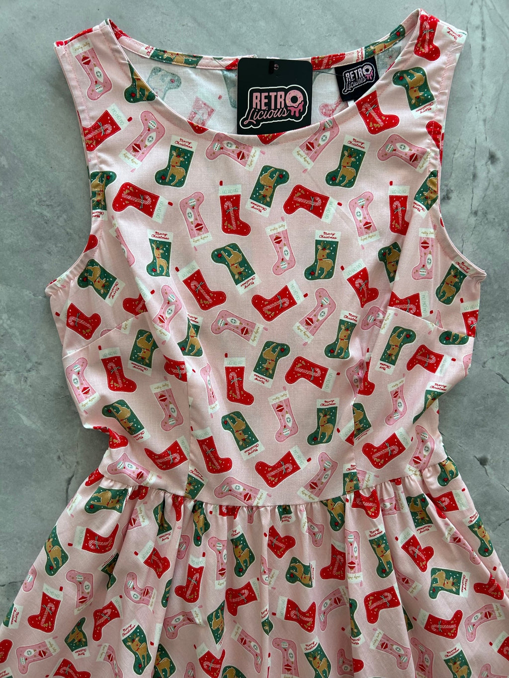 Stockings Vintage Dress - Medium only, 1 left!