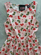 Stockings Vintage Dress - Medium only, 1 left!