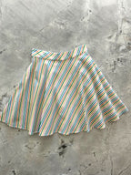Rainbow Stripe Skater Skirt