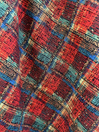 Red Plaid Doris Skirt