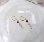 I AM ENOUGH -Kunzite, Rose Quartz, Rhodonite Gem Jewelry Set