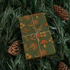 Gift Wrap Paper - Butterfly, Mushroom, Snail Design