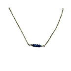 Bertoni September Birthstone Necklace – Sapphire Healing Crystal Jewelry