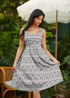 Honey I'm Home Fit & Flare Dress
