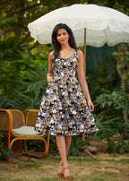 Realistic Cats Fit & Flare Dress