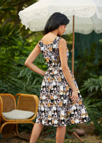 Realistic Cats Fit & Flare Dress