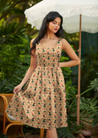 Woodland Scout Fit & Flare Dress
