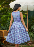 Plaid Midi Dress