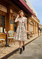 Pink Floral Greta Dress