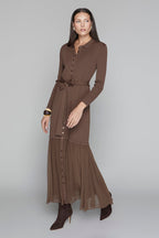 Harlow Dress in Walnut
