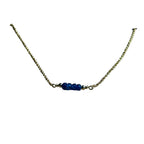 Bertoni September Birthstone Necklace – Sapphire Healing Crystal Jewelry