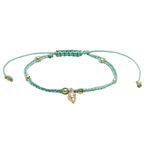Sea Treasure Braided Charm Bracelet