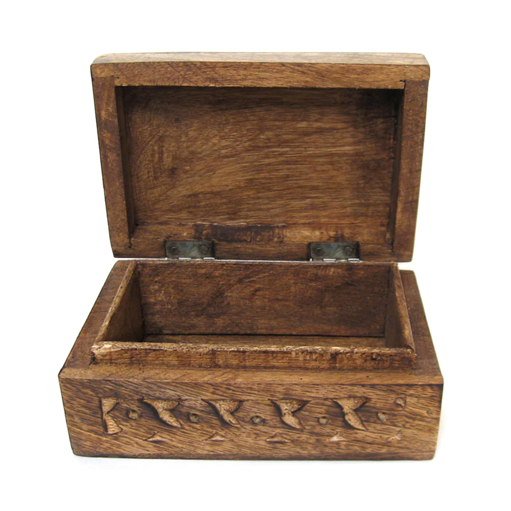 Celtic Cross Wood Box 4" x 6"