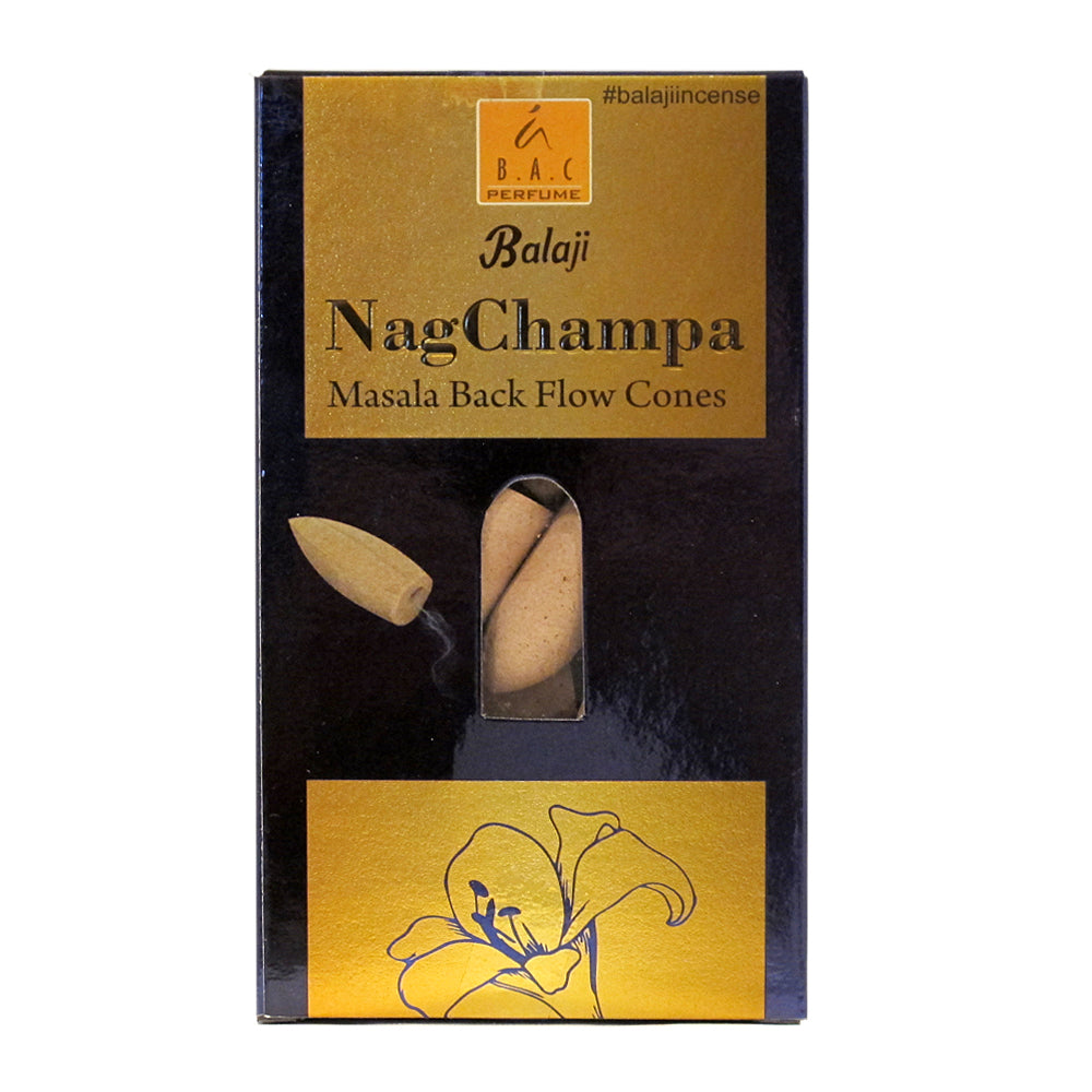 Balaji NagChampa Masala Backflow Incense Cones