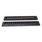 Black Finish Wood Incense Box Burner - Medium