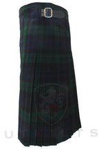 Traditional Kilt – Premium 6–8 Yard Wool, Black Watch