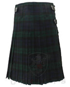 Traditional Kilt – Premium 6–8 Yard Wool, Black Watch