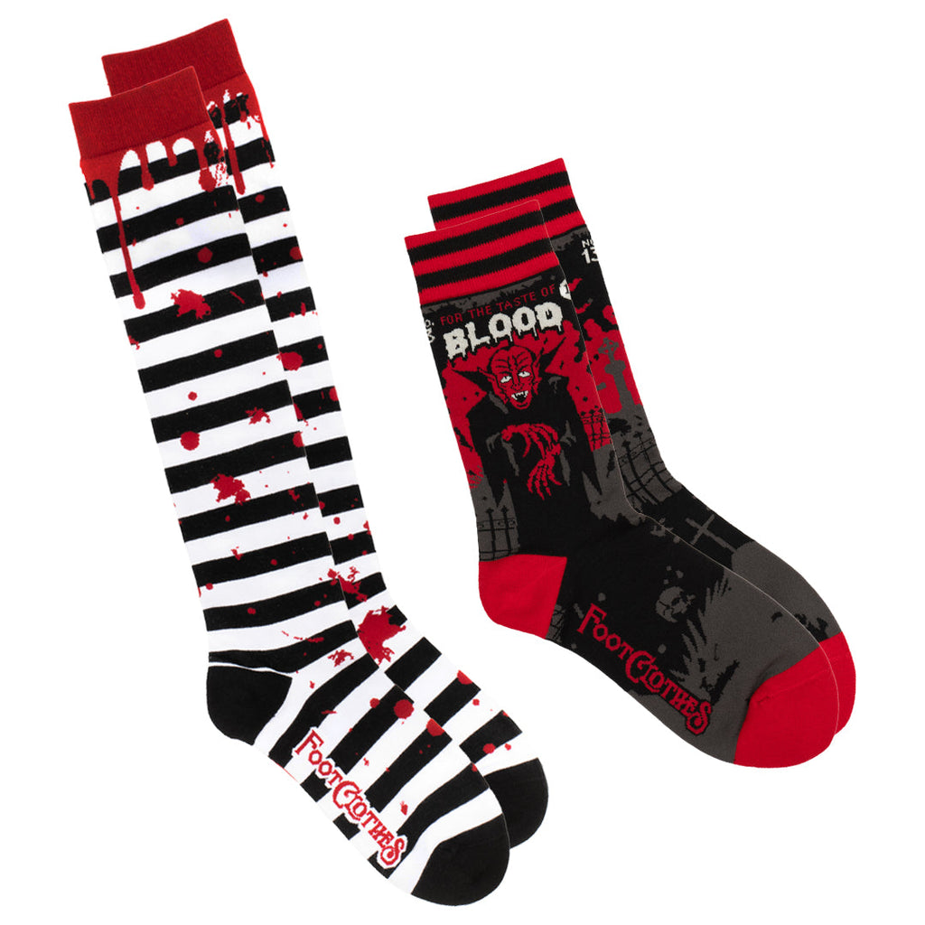 Blood Goth Sock Pack | 2 Designs