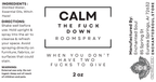 Calm the Fuck Down Room Spray