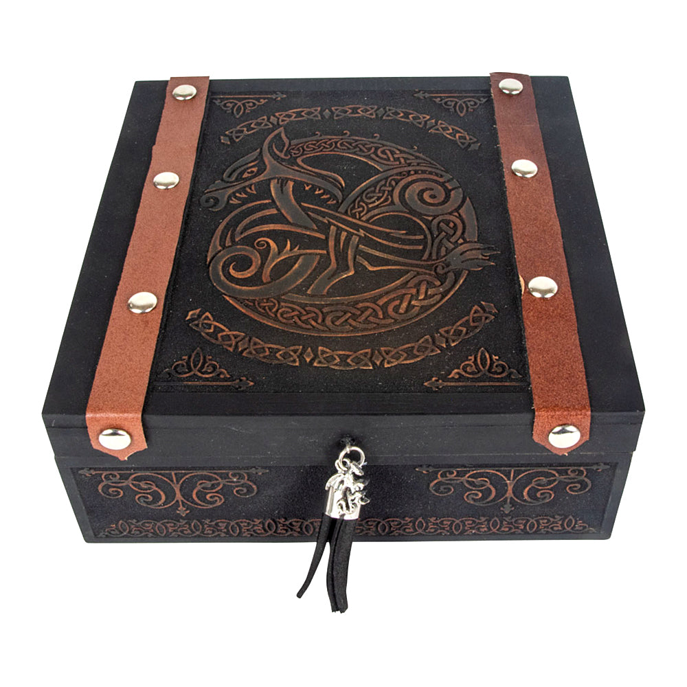Celtic Dragon Laser Etched Box