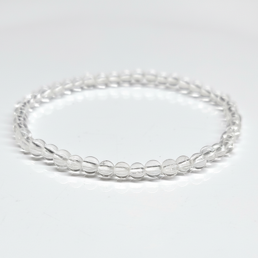 Clear Quartz Round Bead Bracelet - The Master Healer
