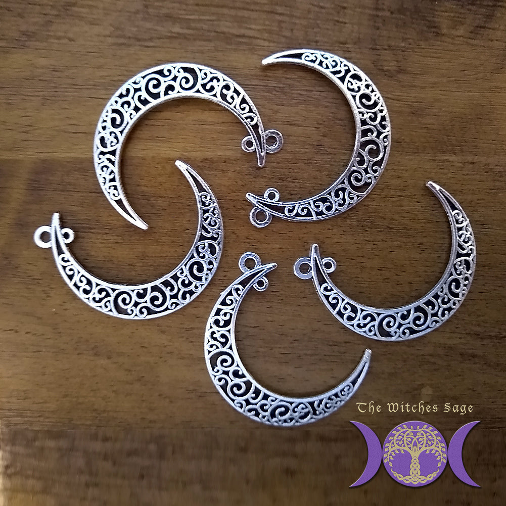 Crescent Moon Large Charm