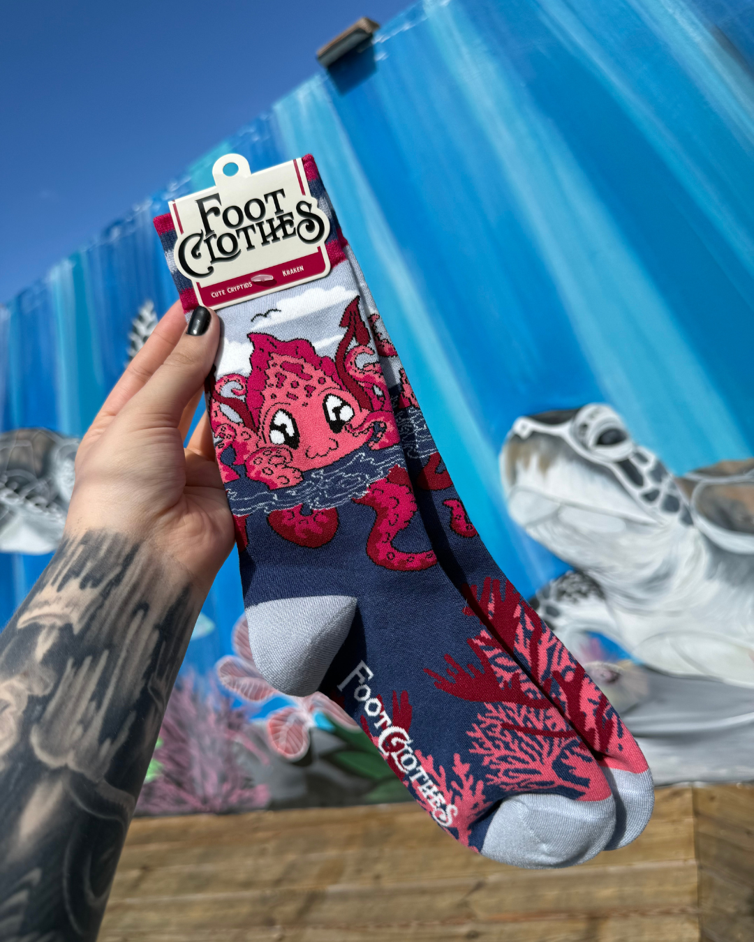 Cute Kraken Crew Socks