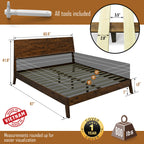Serenity Solid Wood Bed Frame