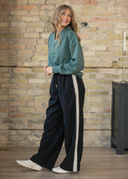 Nina Wide Leg Track Pants