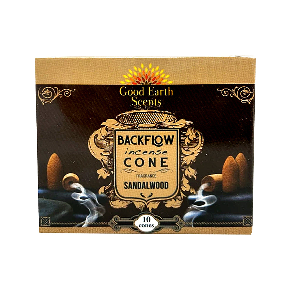 Soul Sticks (Good Earth) Sandalwood Backflow Incense Cones