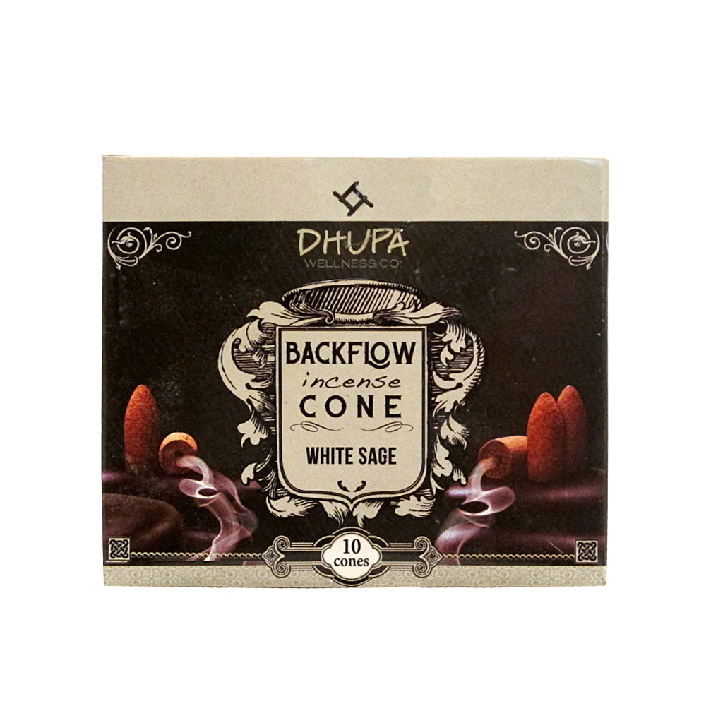 Soul Sticks (Good Earth) White Sage Backflow Incense Cones