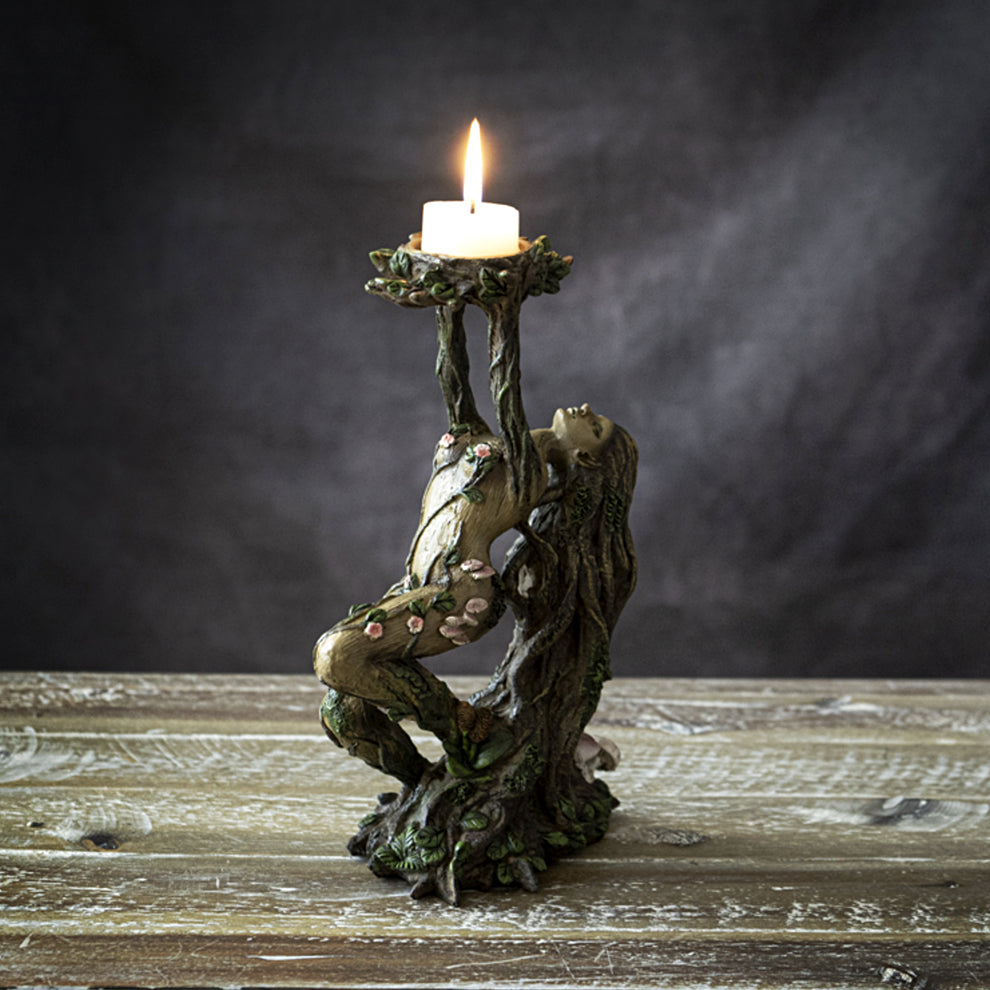 Greenwoman ENT Candle Holder