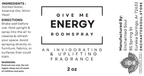 Give Me Energy Room Spray