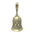 Floral Design Altar Bell - Bronze 4.5"