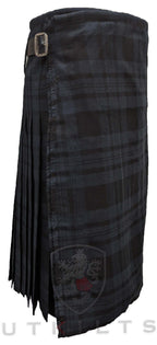 Traditional Kilt – Standard 4–5 Yard Wool, Black Isle