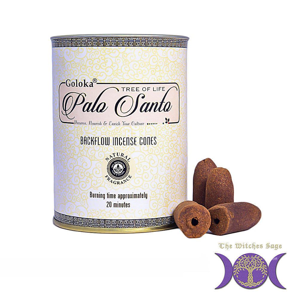 Goloka Palo Santo Backflow Incense Cones