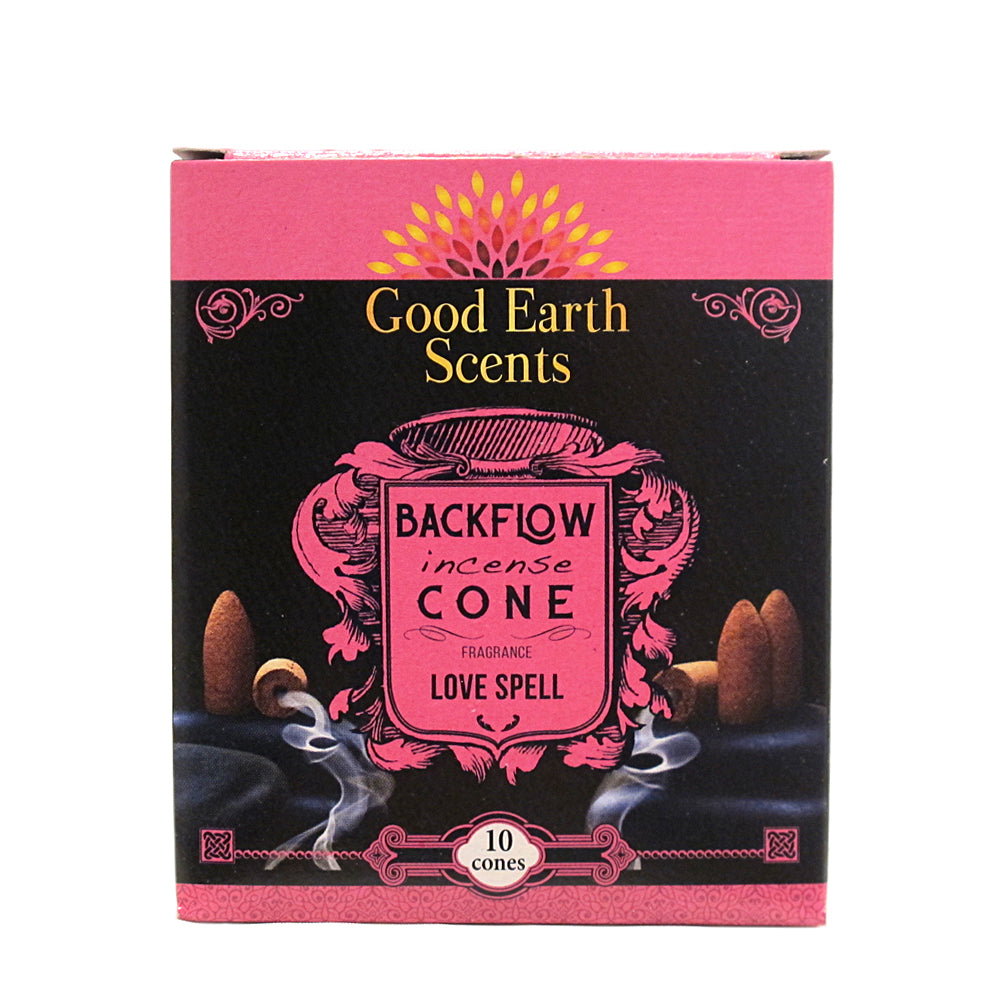 Soul Sticks (Good Earth) Love Spell Backflow Incense Cones
