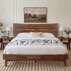 Aurora Solid Wood Bed Frame