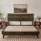 Aurora Solid Wood Bed Frame