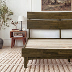 Aurora Solid Wood Bed Frame