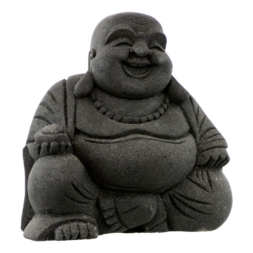 Happy Buddha Volcanic Stone Statue