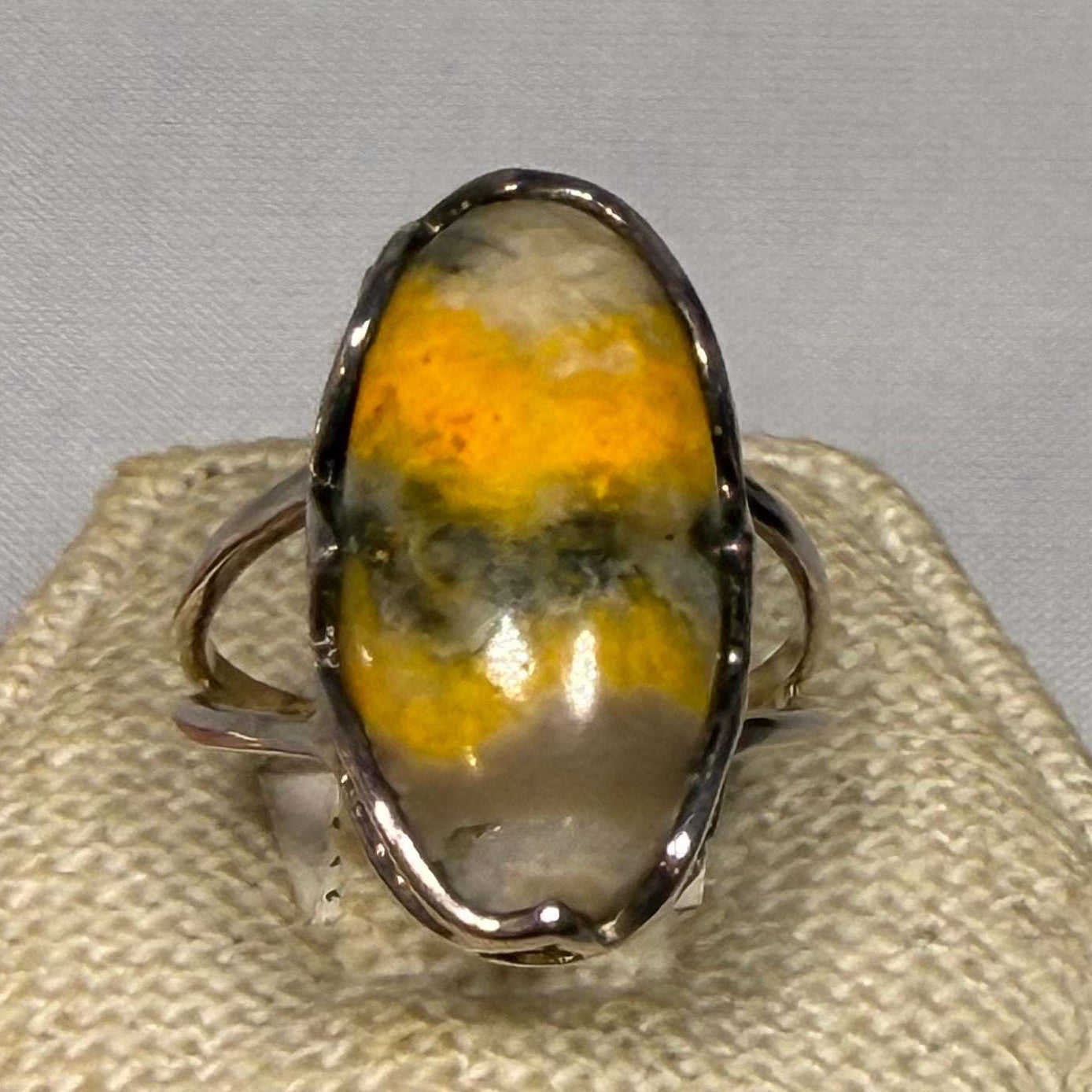Bumblebee Jasper Ring Size 6 (04.0032)
