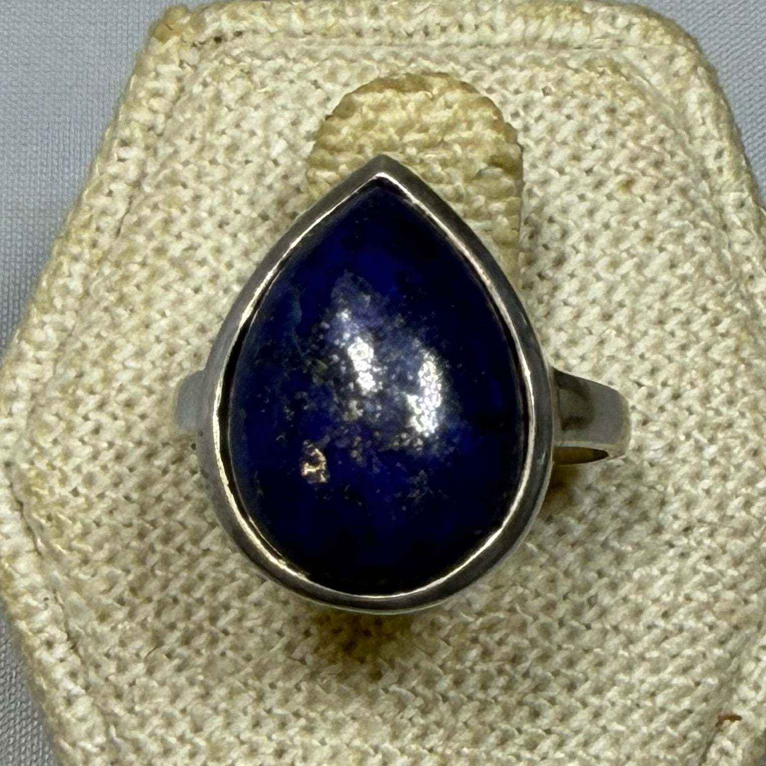 Lapis Lazuli Ring - Size 7 - Full Tear