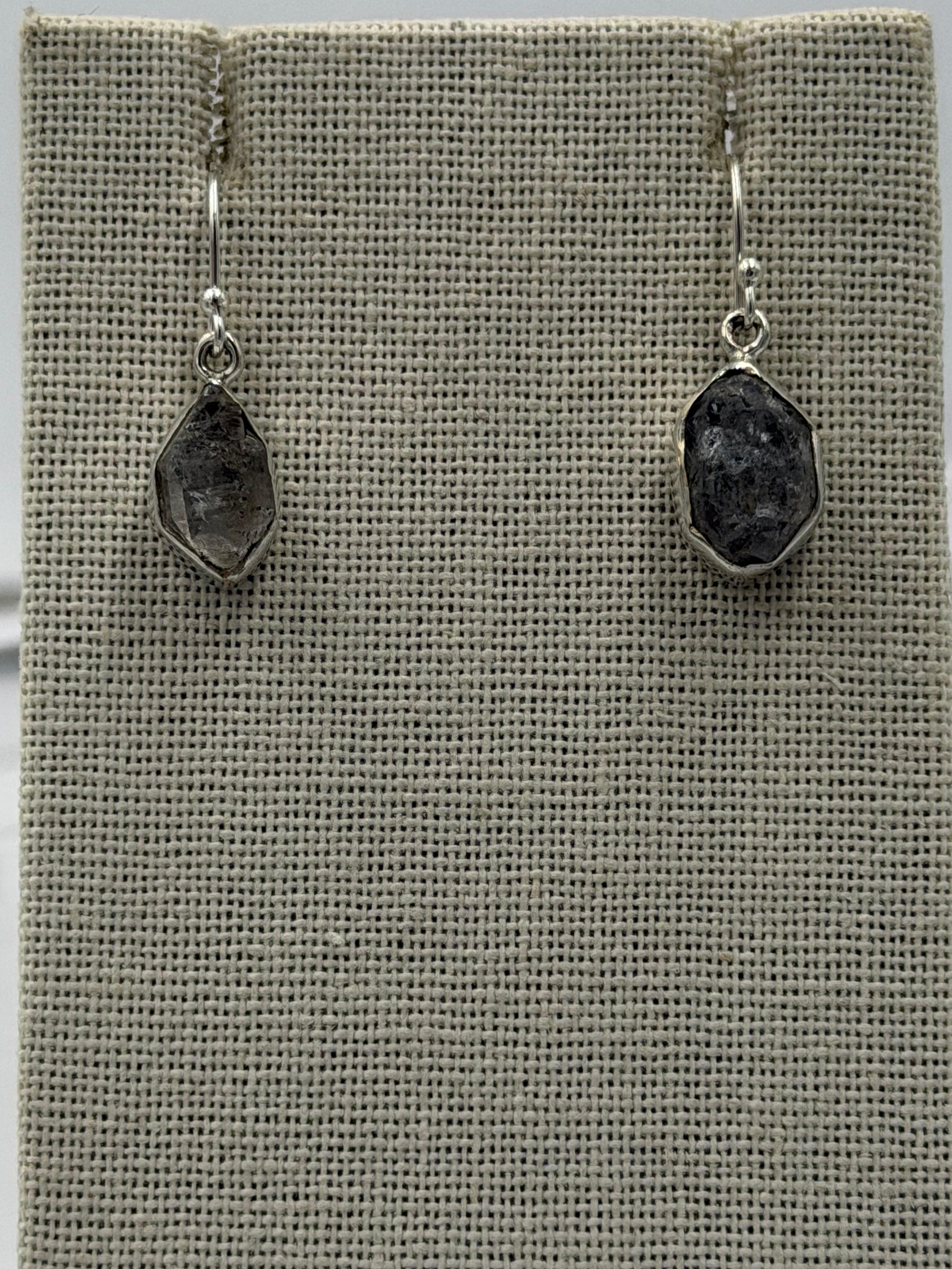 Sterling Silver Herkimer Diamond Dangle Earrings