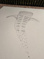 Marine Life Dot Art 14x17 - Ocean Wall Art Set