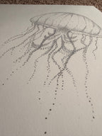 Marine Life Dot Art 14x17 - Ocean Wall Art Set