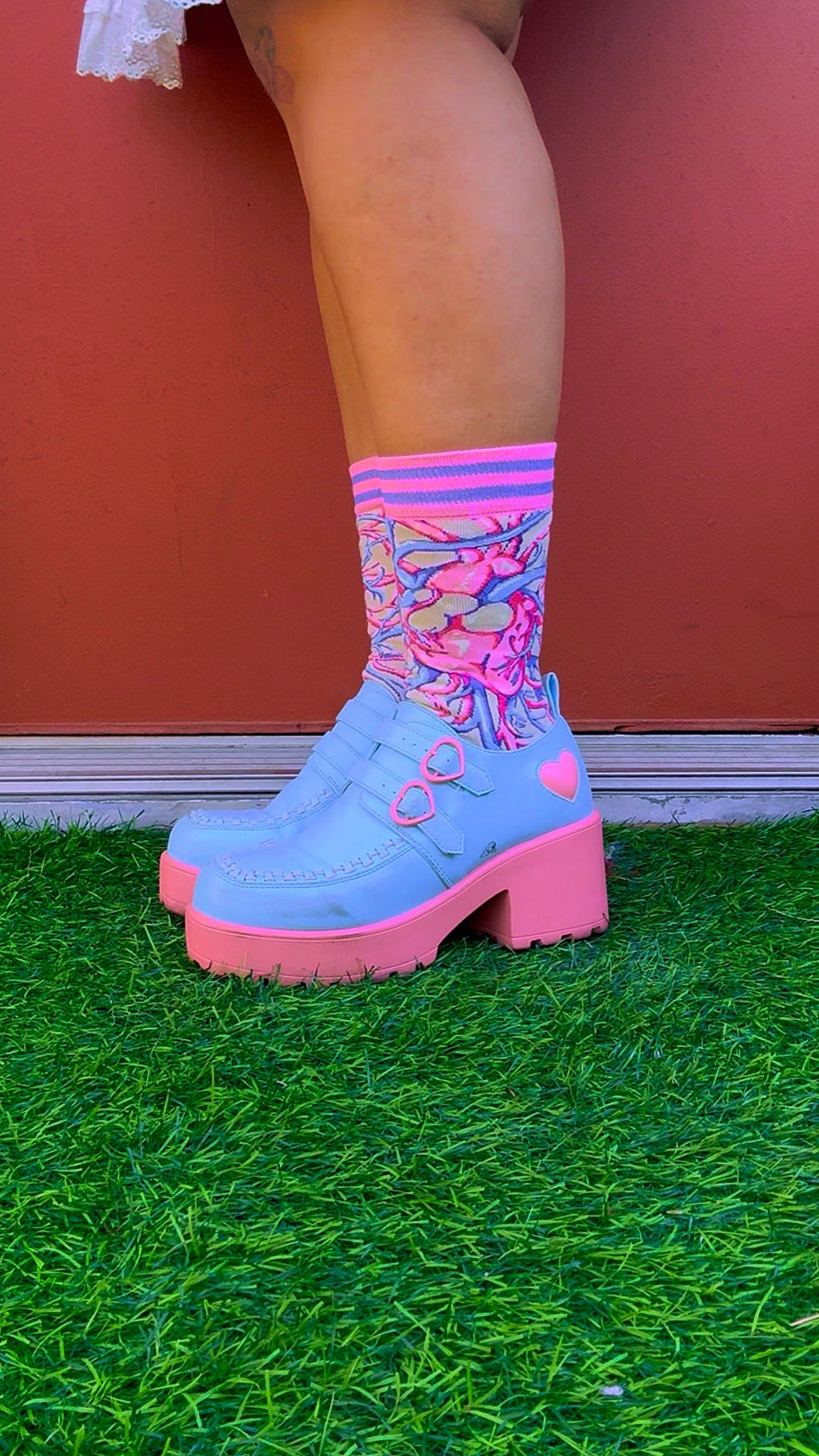 Aortic Entanglement Crew Socks