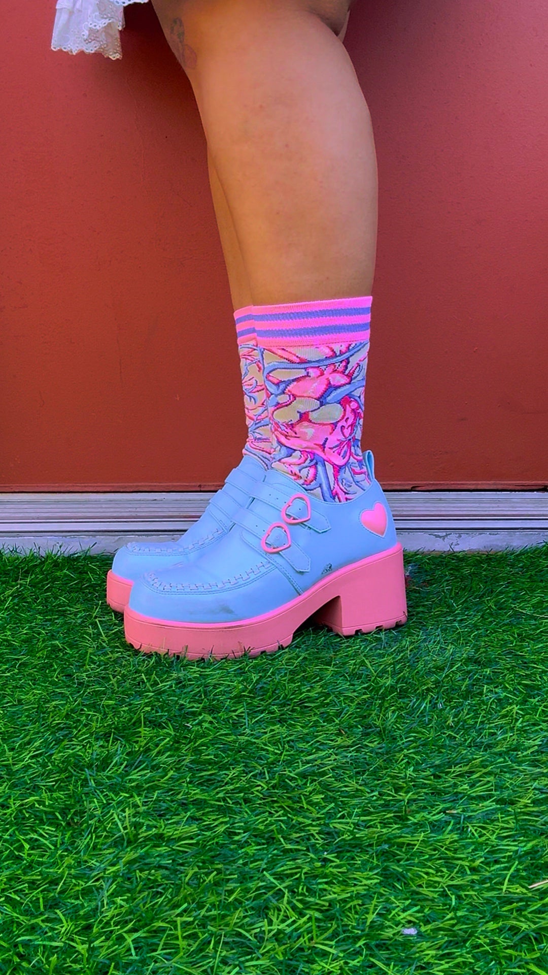 Aortic Entanglement Crew Socks