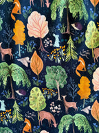 Woodland Vintage Dress in Navy